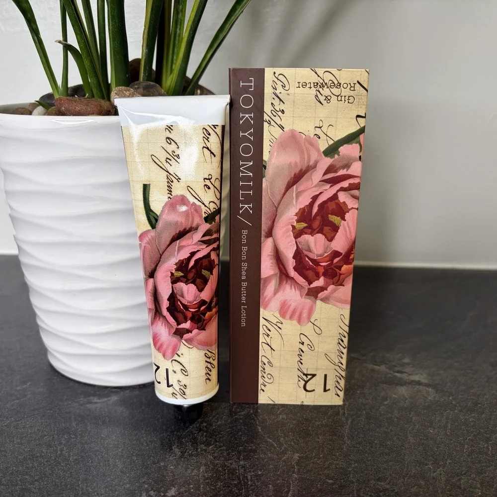 NEW TokyoMilk Bon Bon Shea Butter Lotion 12 Gin & Rosewater 2.3 oz